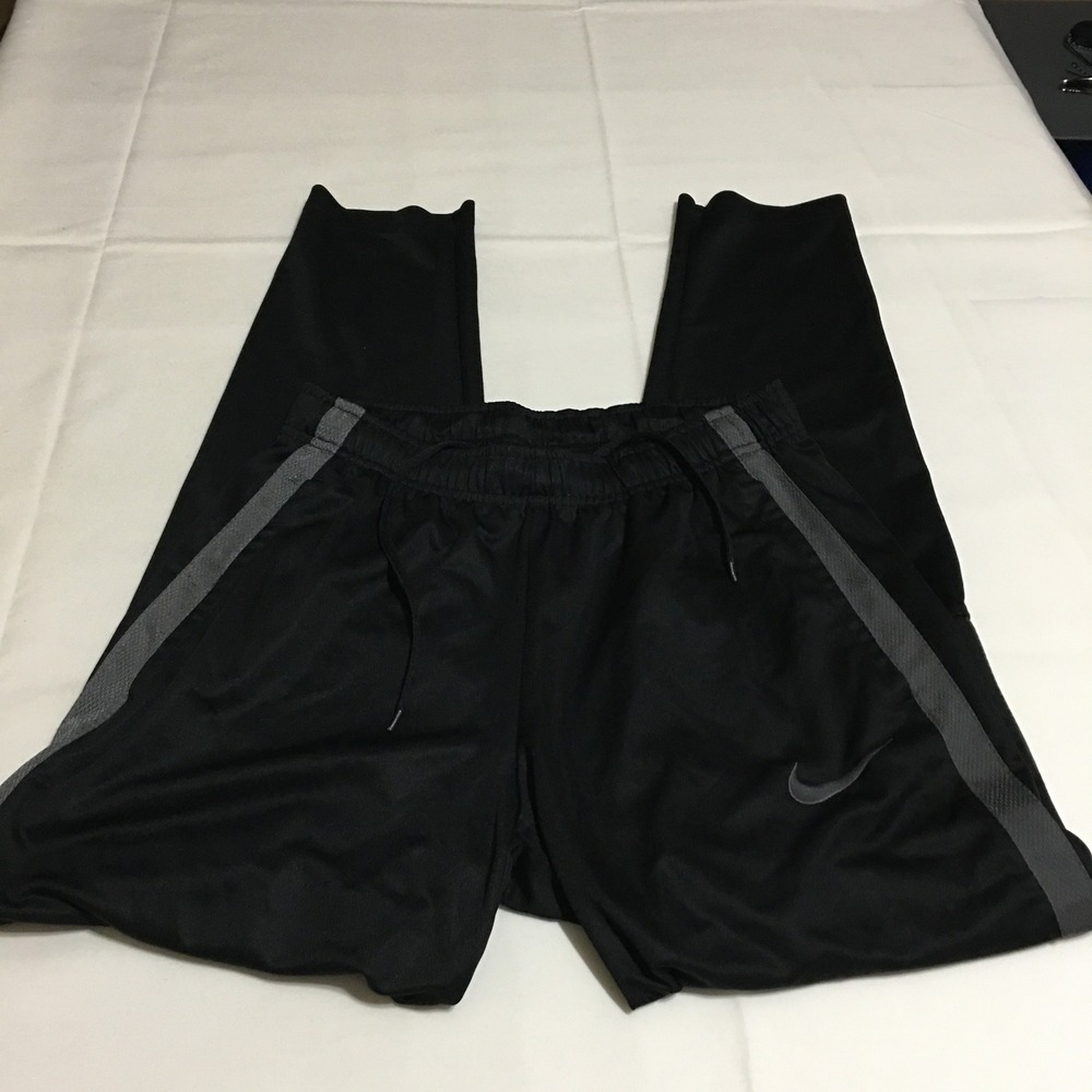 Nike Mens Epic Knit Training Pants Size Medium Black Drawstring